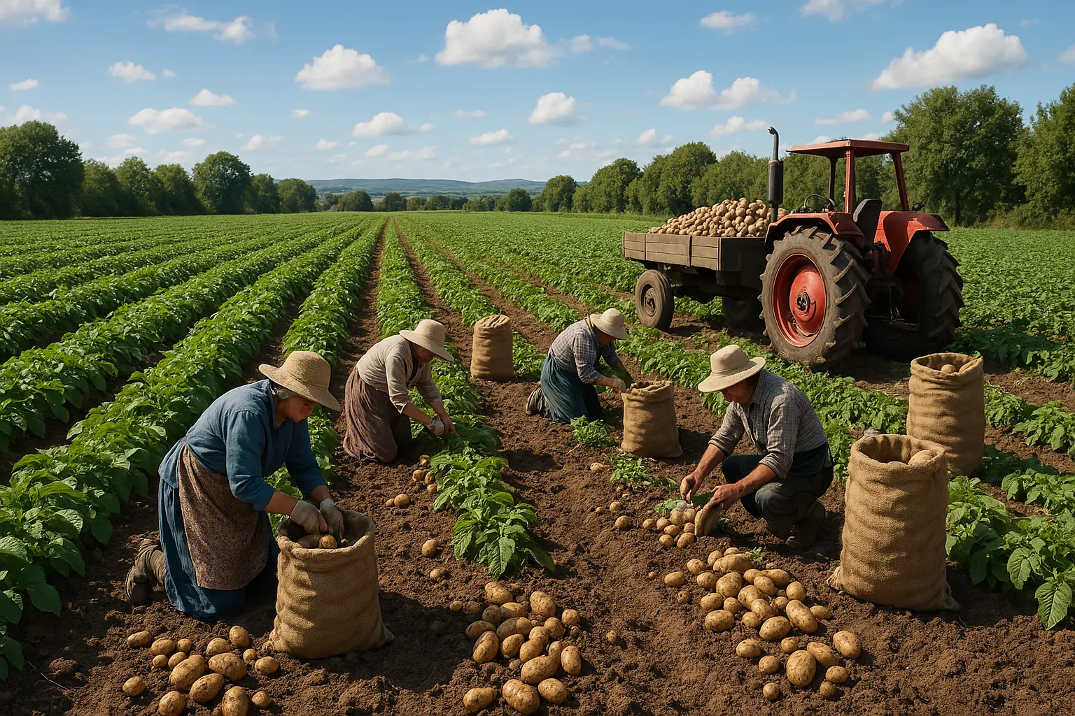 Potato farm